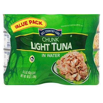 Hill Country Fare Chunk Light Tuna Value Pack, 5 oz