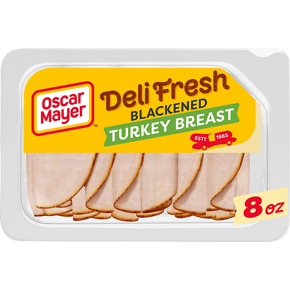 Calories in Oscar Mayer Deli Fresh Blackened Turkey Breast, 8 oz