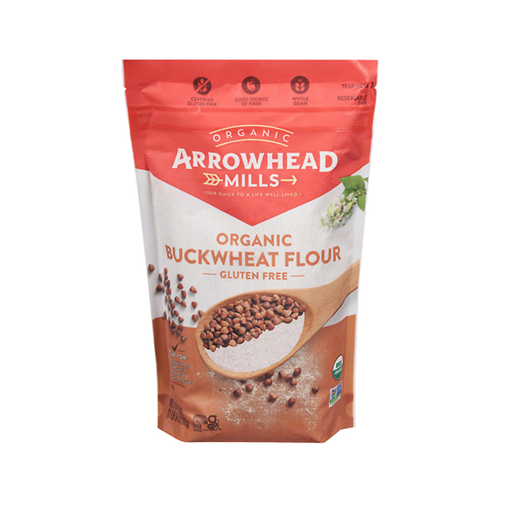 Calories in Arrowhead Mills Organic Buckwheat Flour, 1.375 lb