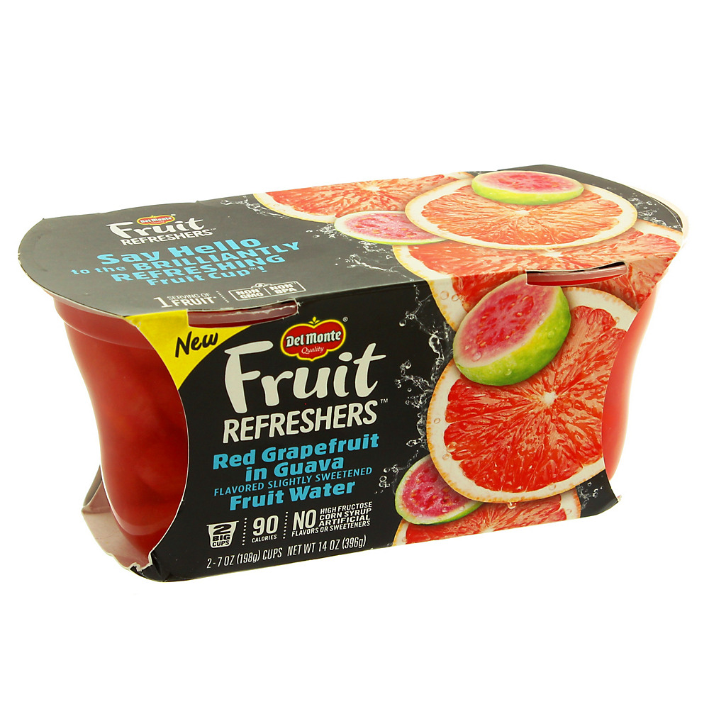 Calories in Del Monte Fruit Refreshers Red Grapefruit in Guava Fruit Water, 2 ct