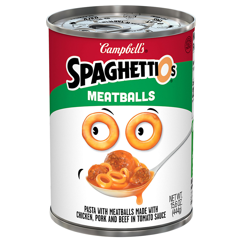 Calories in Campbell's SpaghettiOs with Meatballs, 15.6 oz