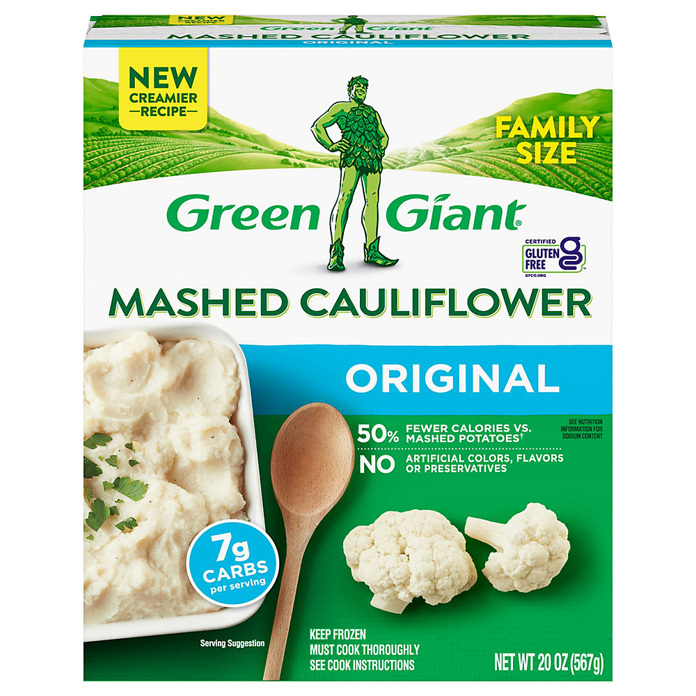 Calories in Green Giant Mashed Cauliflower Olive Oil & Sea Salt, 20 oz