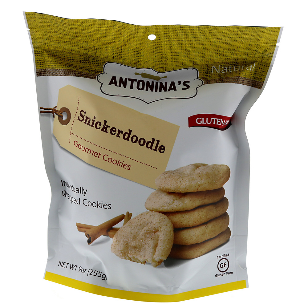 Calories in Antonina's Natural Gluten Free Snickerdoodle Cookies, 9 oz
