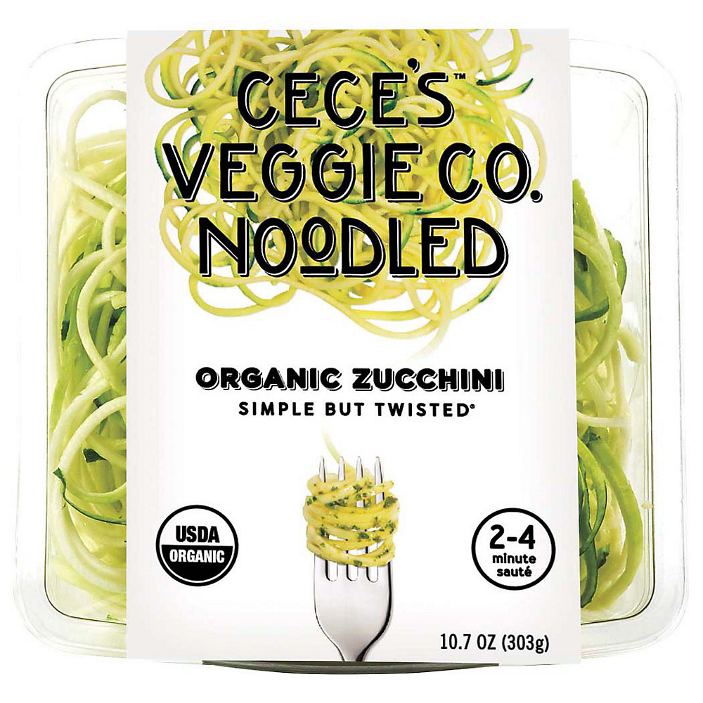 Calories in Cece's Veggie Co. Organic Zucchini Spirals, 10.7 oz