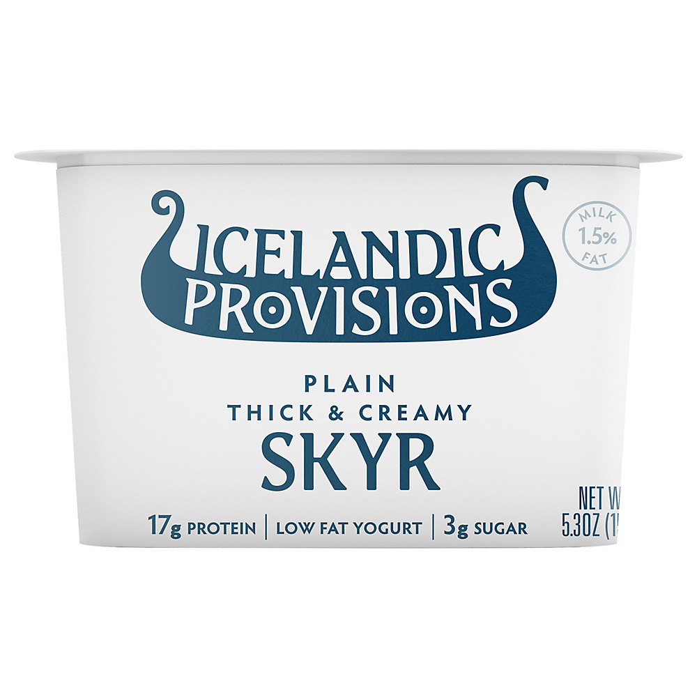 Calories in Icelandic Provisions Plain Skyr, 5.3 oz