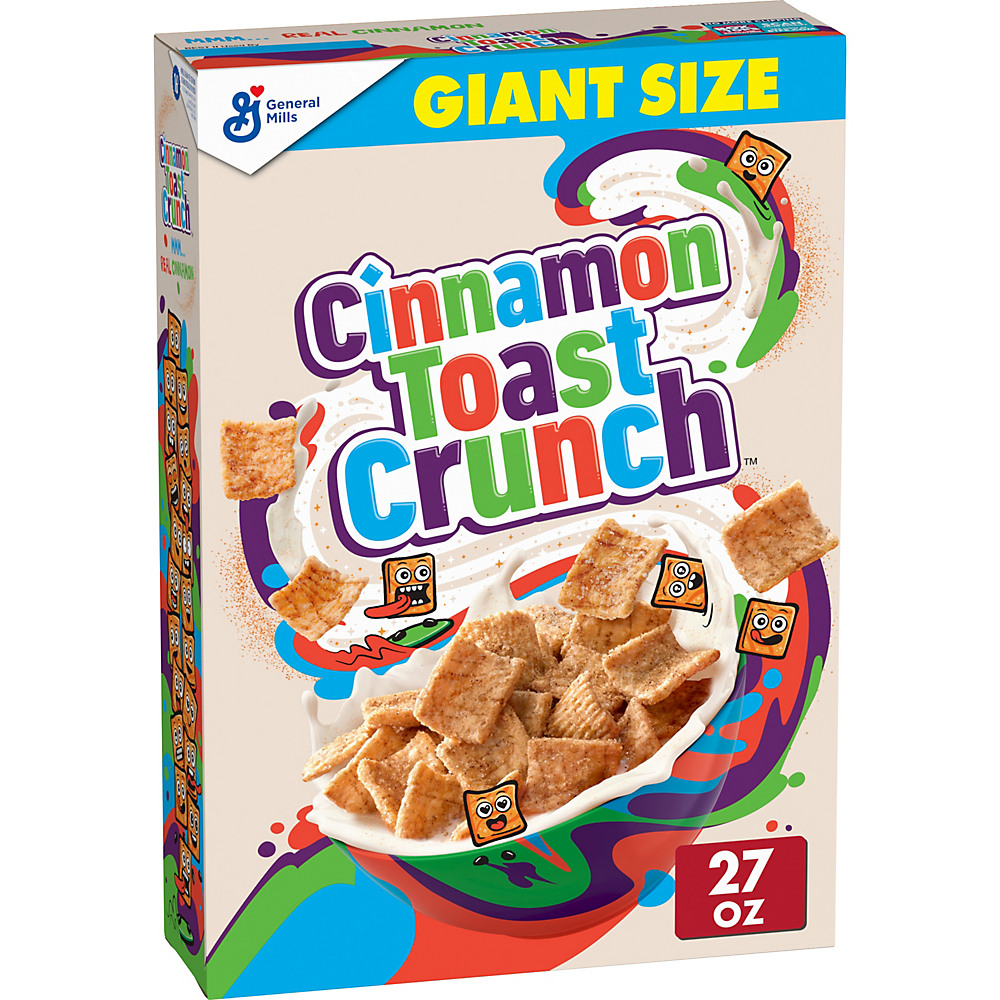 Calories in General Mills Cinnamon Toast Crunch Cereal Giant Size, 27 oz