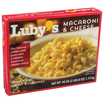 Luby's Frozen Macaroni & Cheese - Family-Size, 40 oz