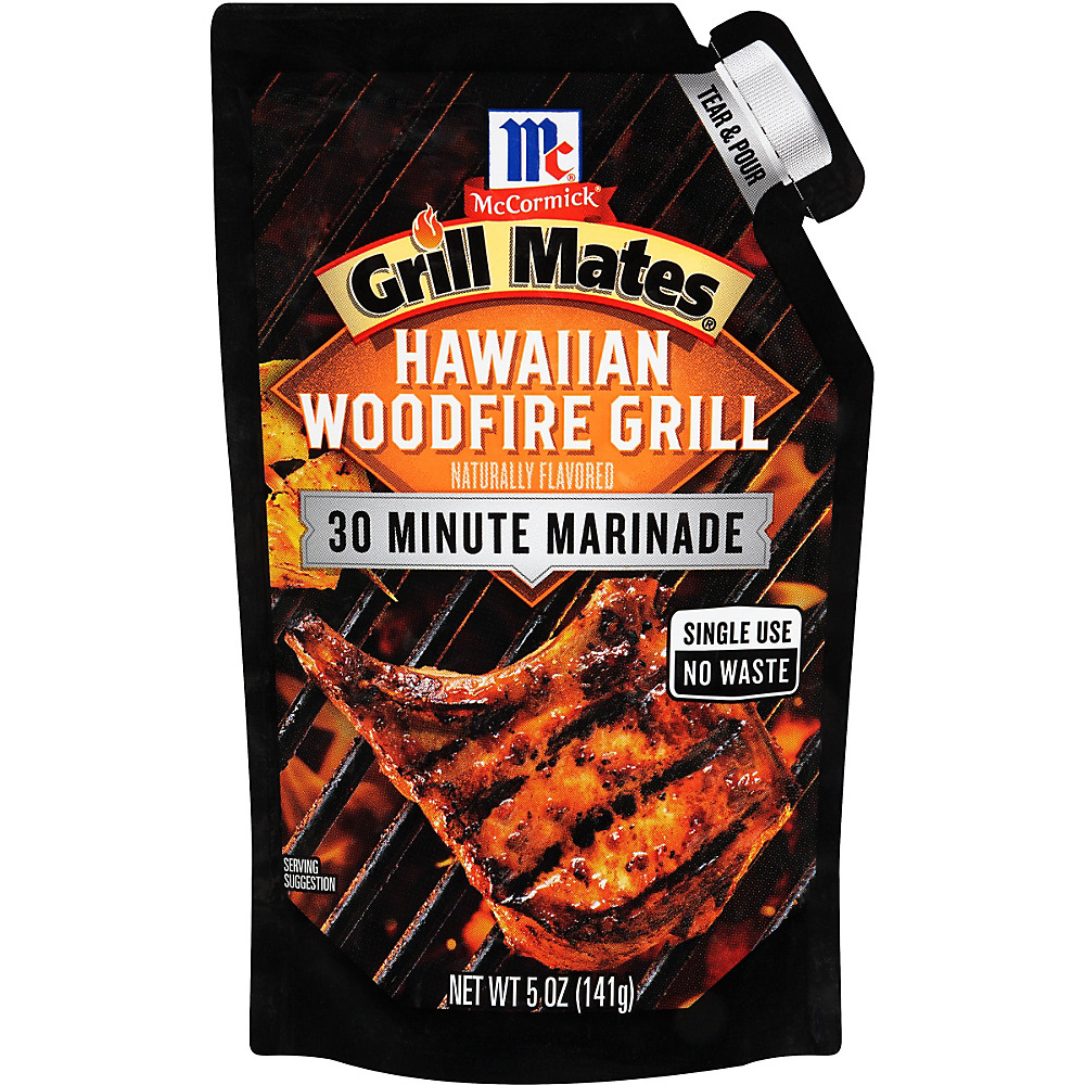 Calories in McCormick Grill MatesHawaiian Woodfire Grill 30 Minute Marinade, 5 oz
