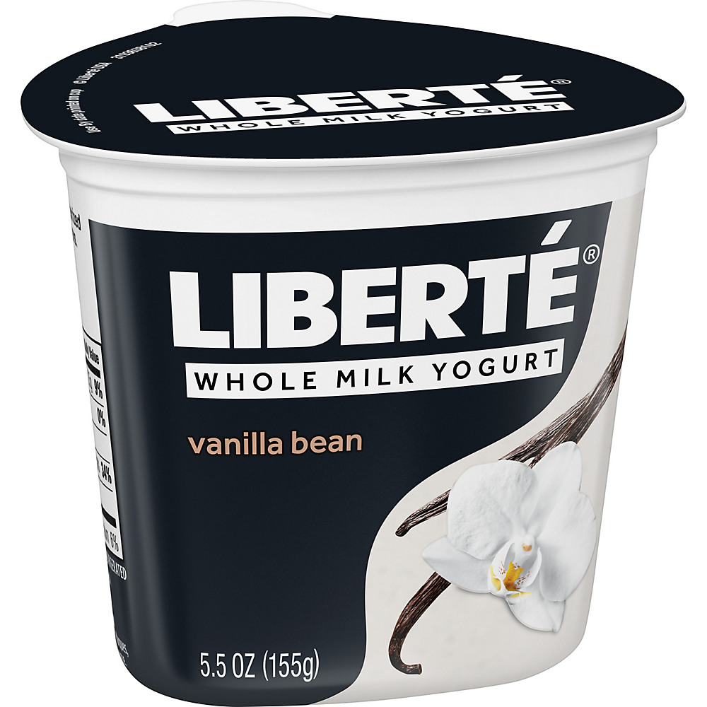 Calories in Liberte Organic Indonesian Vanilla Bean Whole Milk Yogurt, 5.5 oz