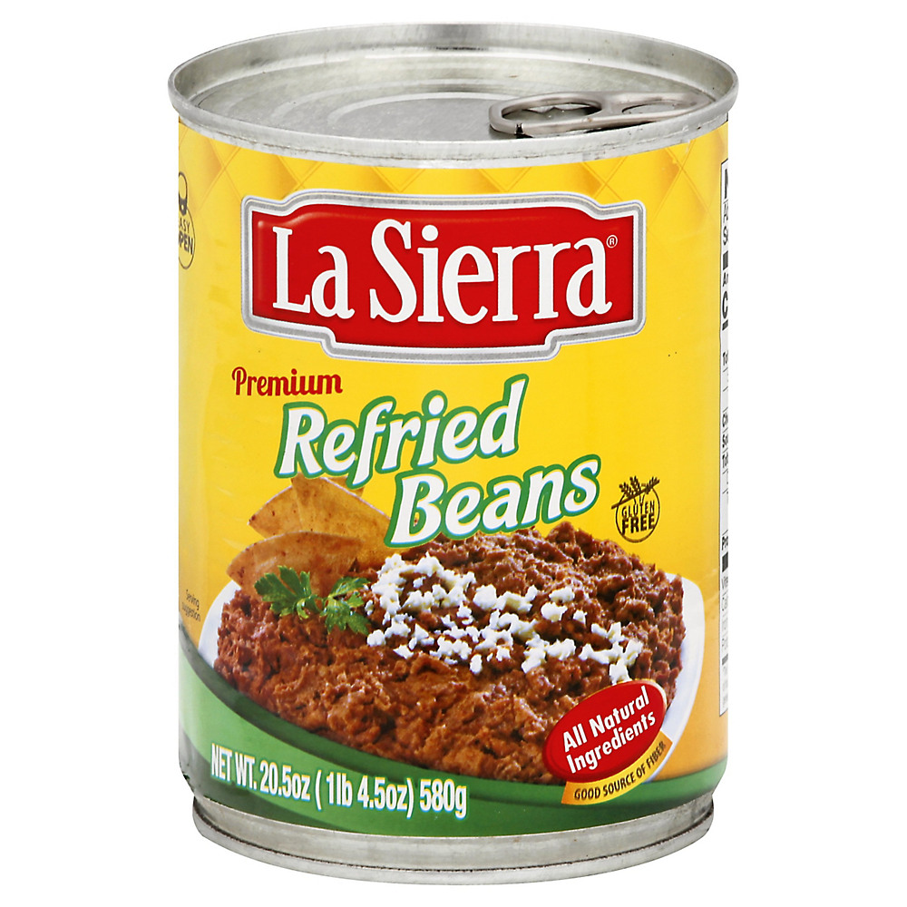 Calories in La Sierra Refried Pinto Beans, 20.5 oz