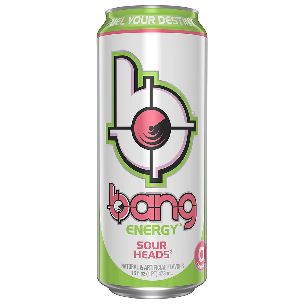 Calories in Bang Sour Heads Energy Drink, 16 oz