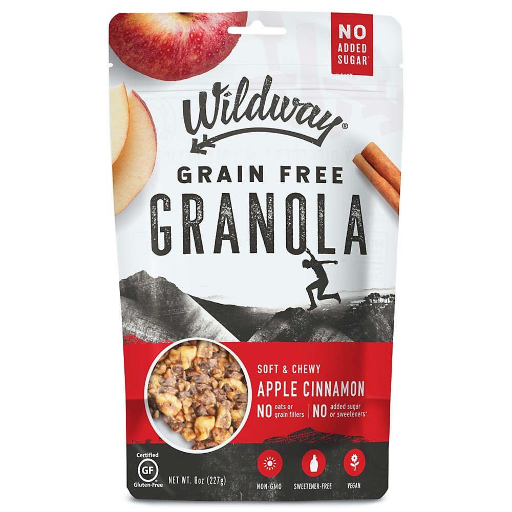 Calories in Wildway Apple Cinnamon Grain-Free Granola, 8 oz