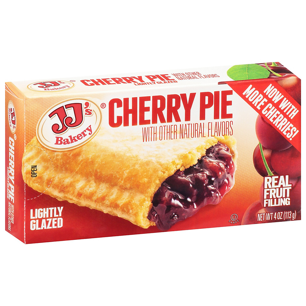 Calories in JJ's Bakery Cherry Pie, 4 oz