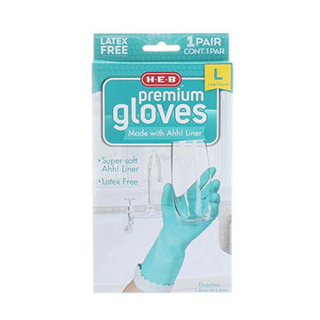 H-E-B Premium Reuseable Gloves, Large