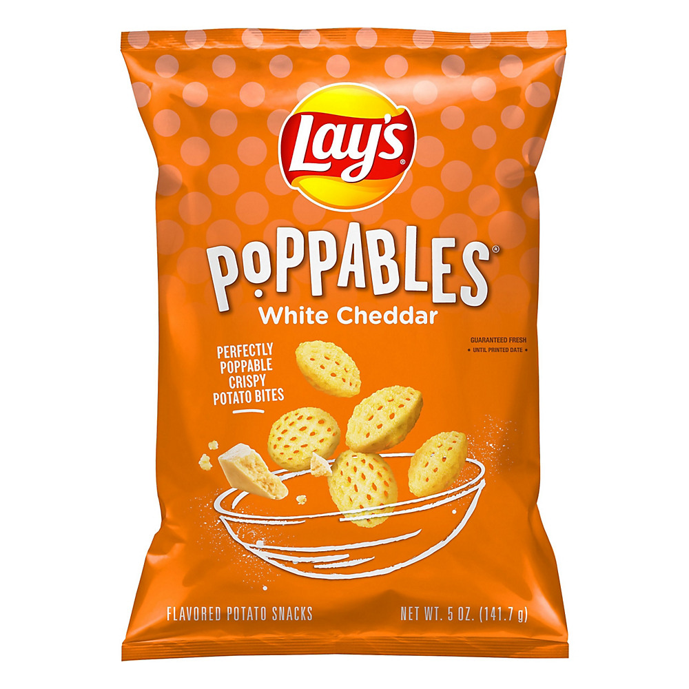 Calories in Lay's Poppables White Cheddar Potato Snacks, 5 oz