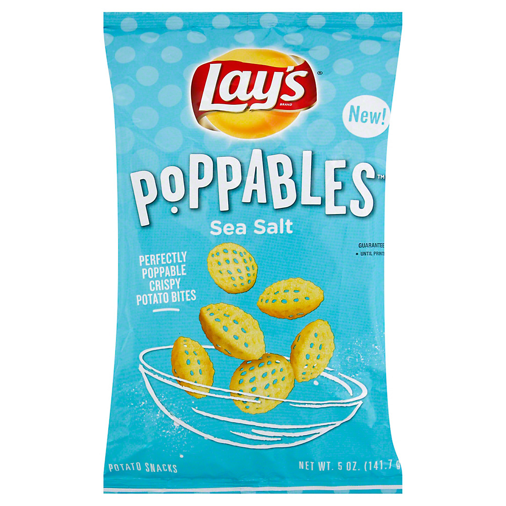 Calories in Lay's Poppables Sea Salt Potato Snacks, 5 oz