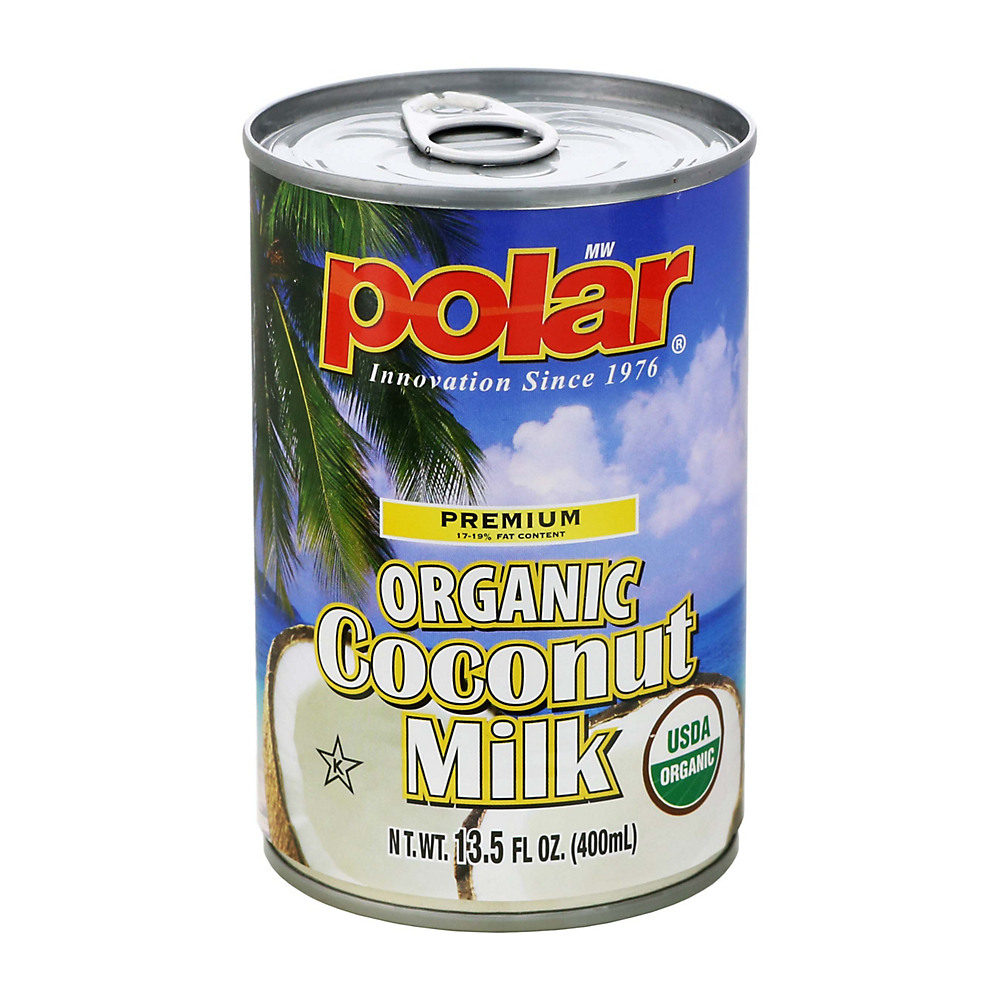 Calories in Polar Premium Organic Coconut Milk, 13.5 oz