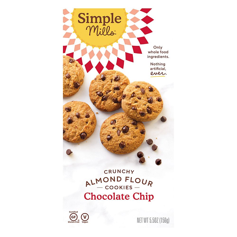 Calories in Simple Mills Chocolate Chip Crunchy Cookies, 5.5 oz
