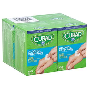 Curad Alcohol Prep Pads, 400 ct