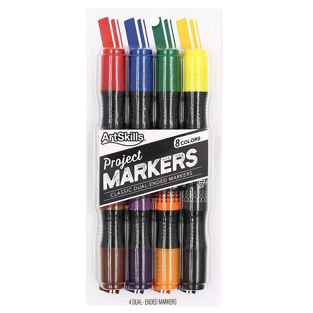 Color Me Washable Fabric Markers - Set of 8