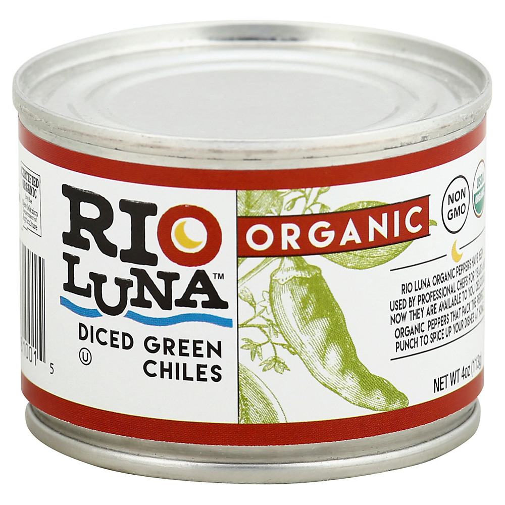 Calories in Rio Luna Organic Diced Green Chiles, 4 oz