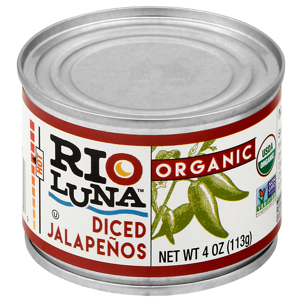 Calories in Rio Luna Organic Diced Jalapenos, 4 oz