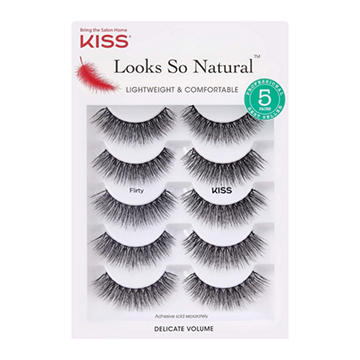 KISS Looks So Natural Lashes - Flirty, 5 ct