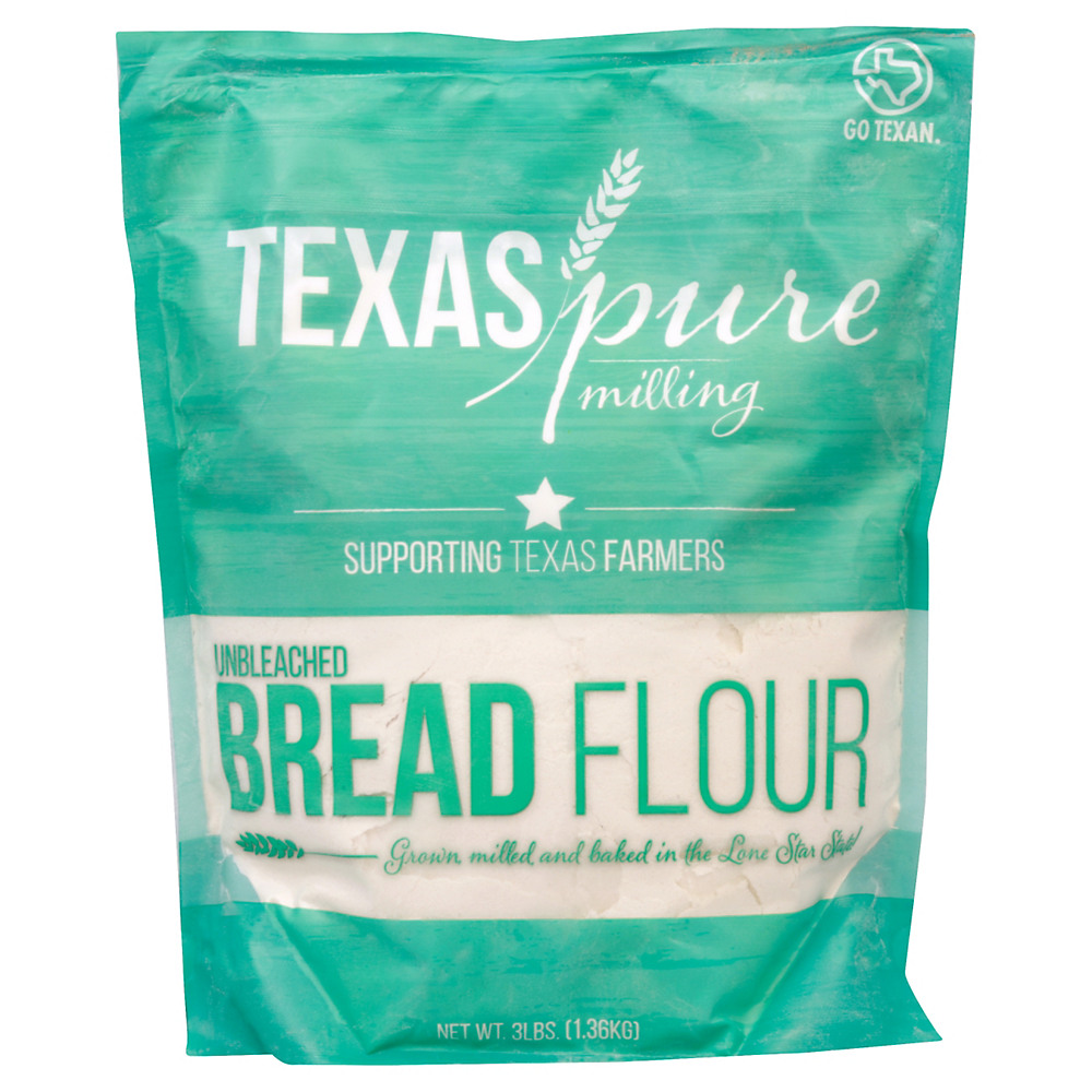 Calories in Texas Pure Milling Unbleached Bread Flour, 3 lb