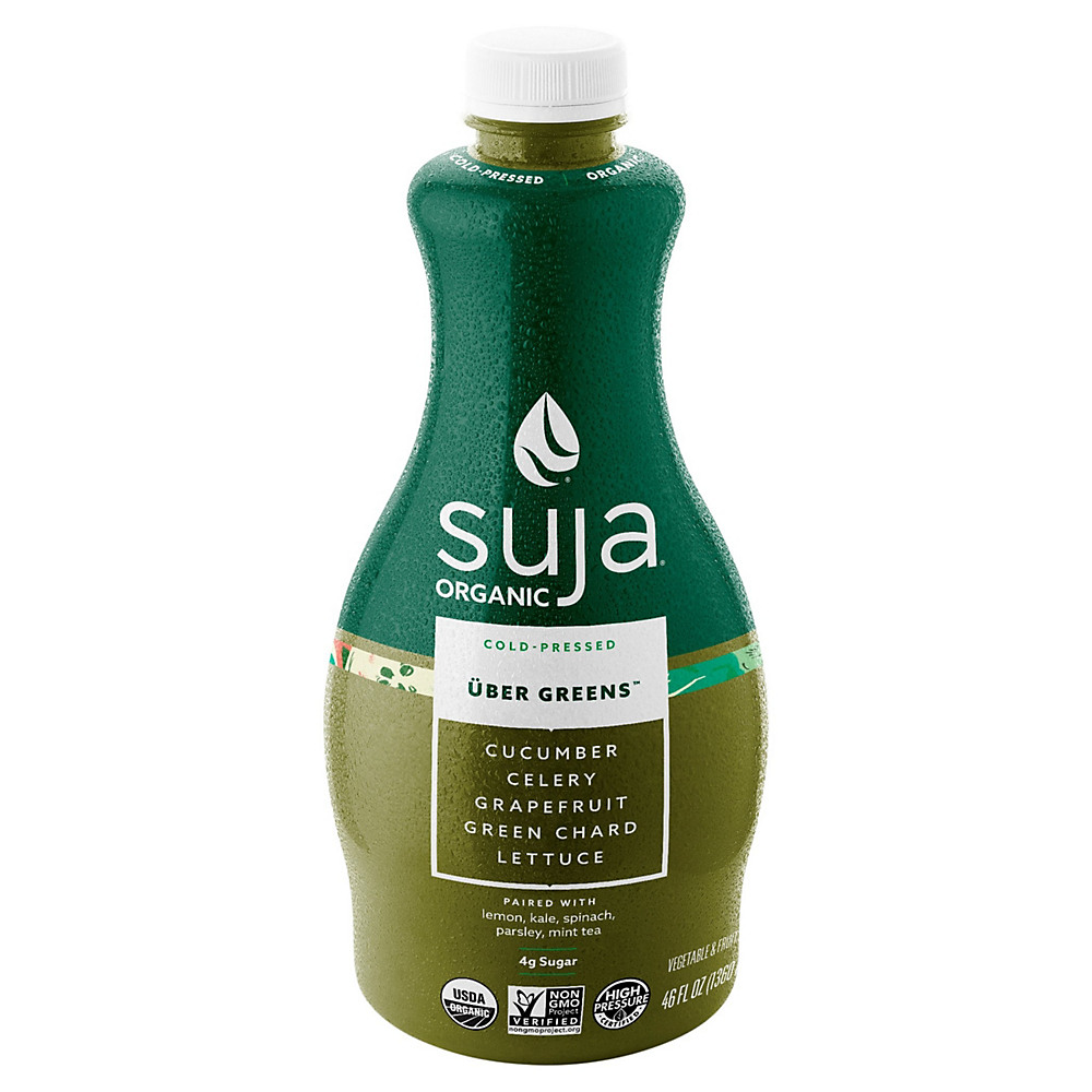 Calories in Suja Uber Greens Organic Cold-Pressed Juice , 46 oz