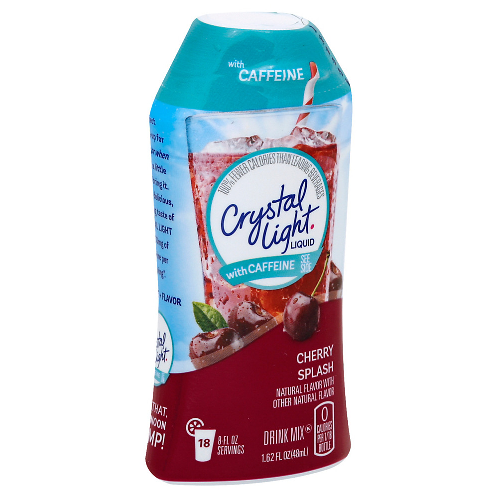 Calories in Crystal Light Liquid With Caffeine Cherry Splash, 1.62 oz