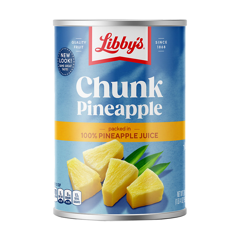 Calories in Libby's Chunk Pineapple, 20 oz