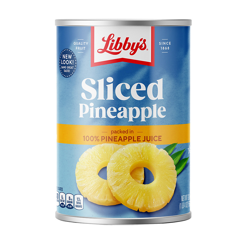 Calories in Libby's Sliced Pineapple, 20 oz