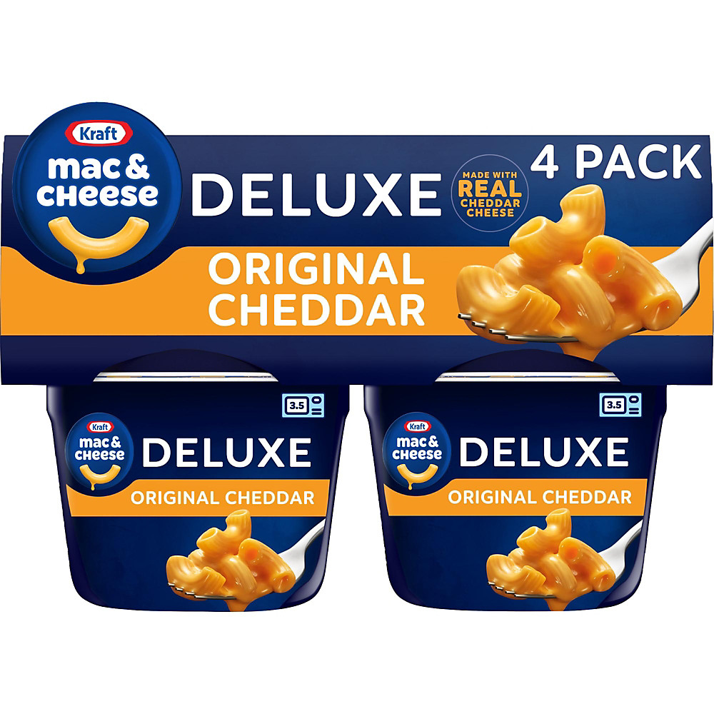 Calories in Kraft Deluxe Macaroni And Cheese Cups Original, 4 ct