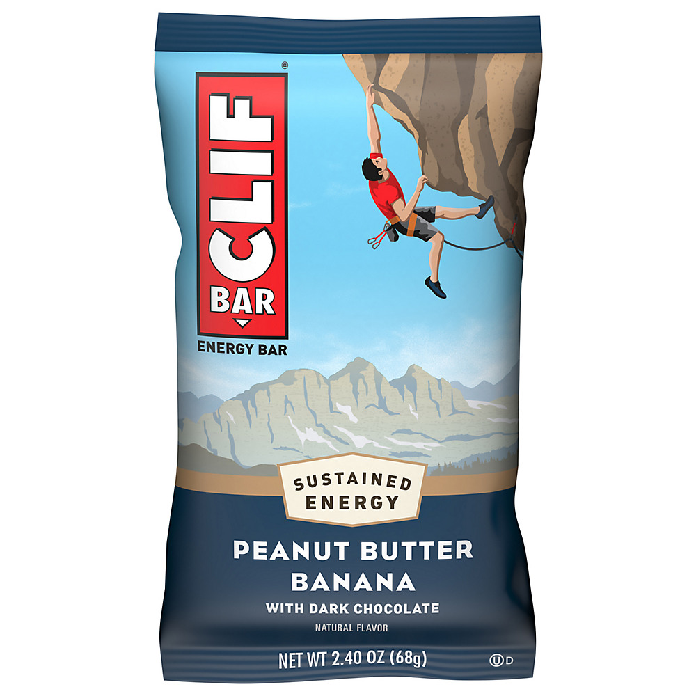 Calories in Clif Peanut Butter & Banana with Dark Chocolate Energy Bar, 2.4 oz