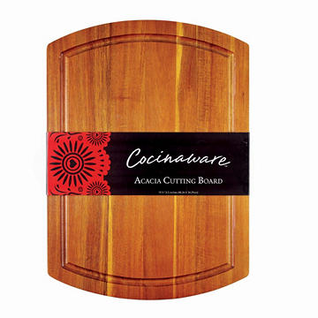 Cocinaware Acacia Wood Cutting Board, 19" x 13.5"