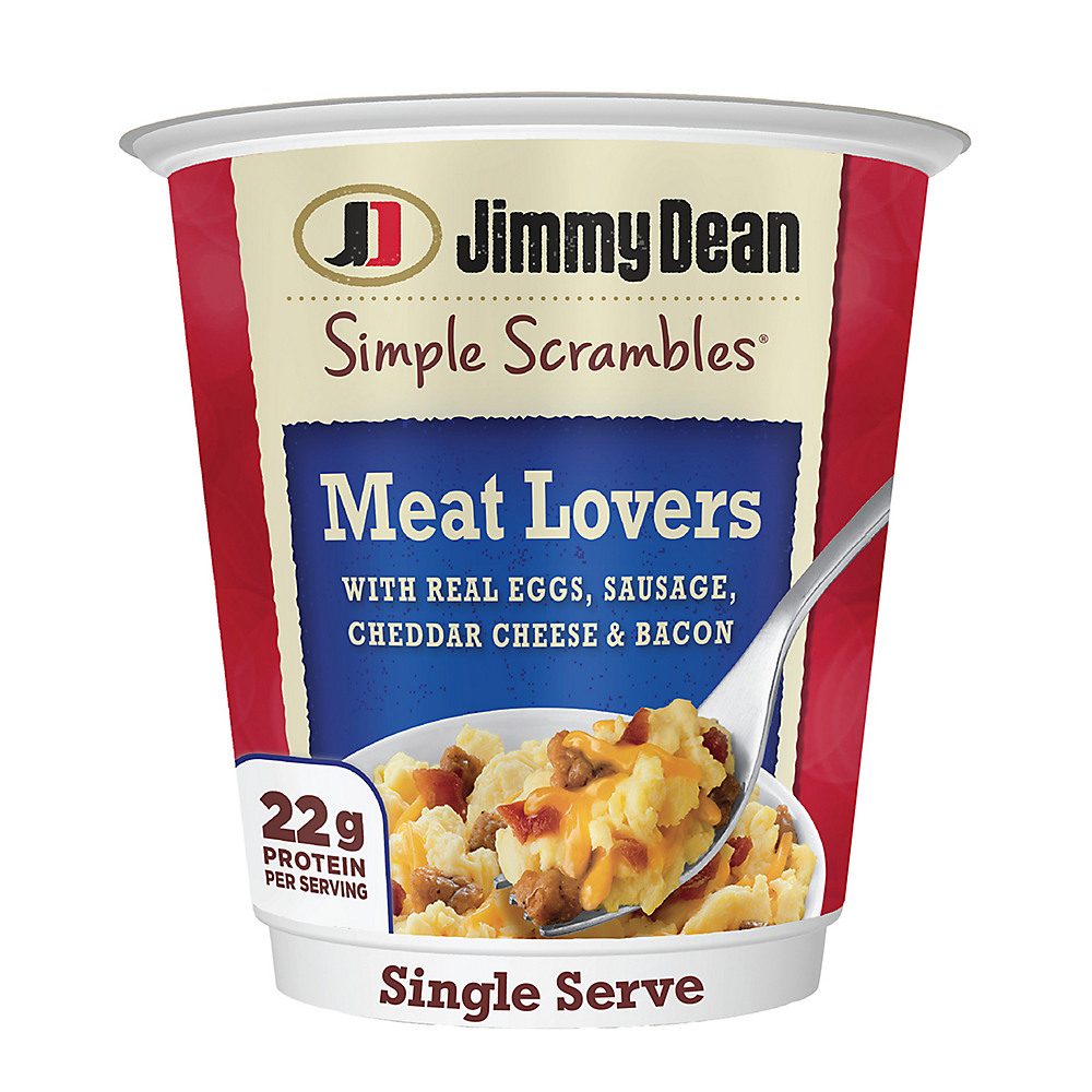 Calories in Jimmy Dean Meat Lovers Simple Scrambles, 5.35 oz