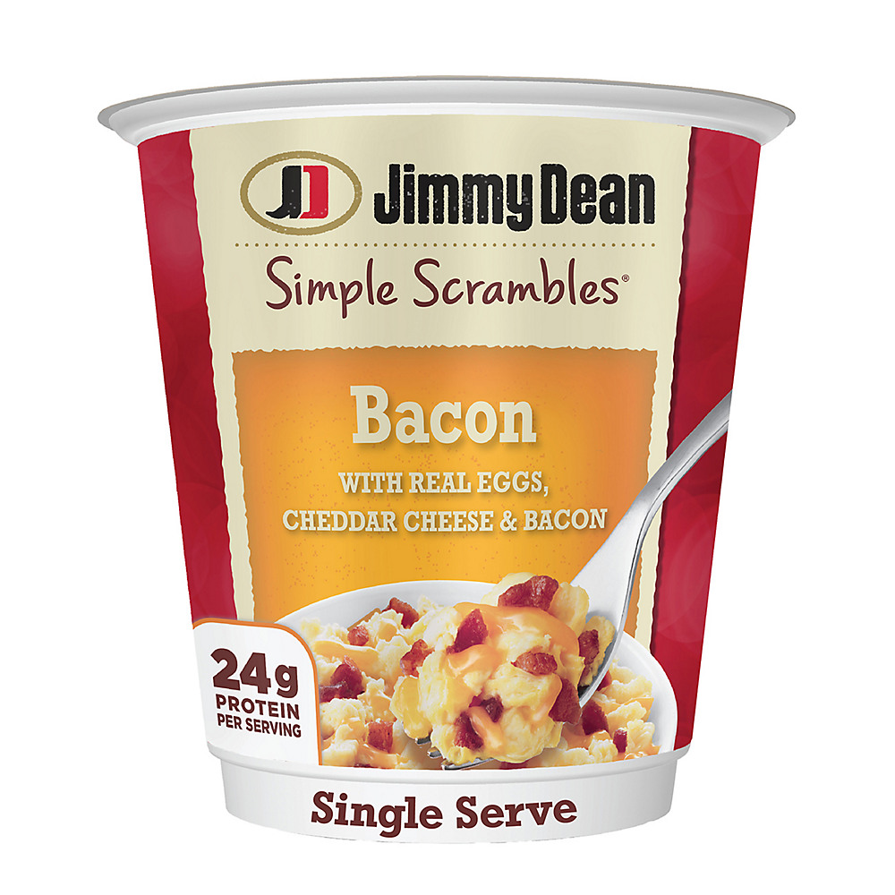 Calories in Jimmy Dean Bacon Simple Scrambles, 5.35 oz
