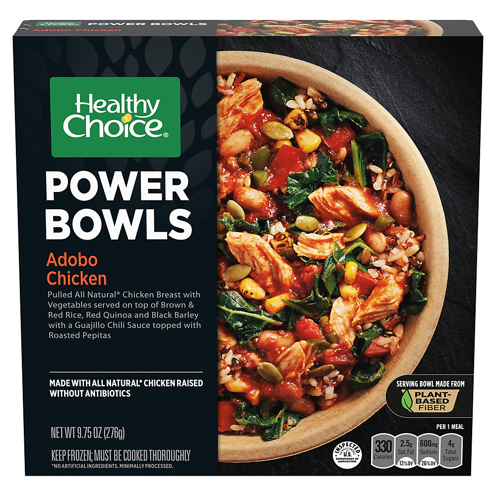 Calories in Healthy Choice Power Bowls Adobo Chicken Bowl, 9.75 oz