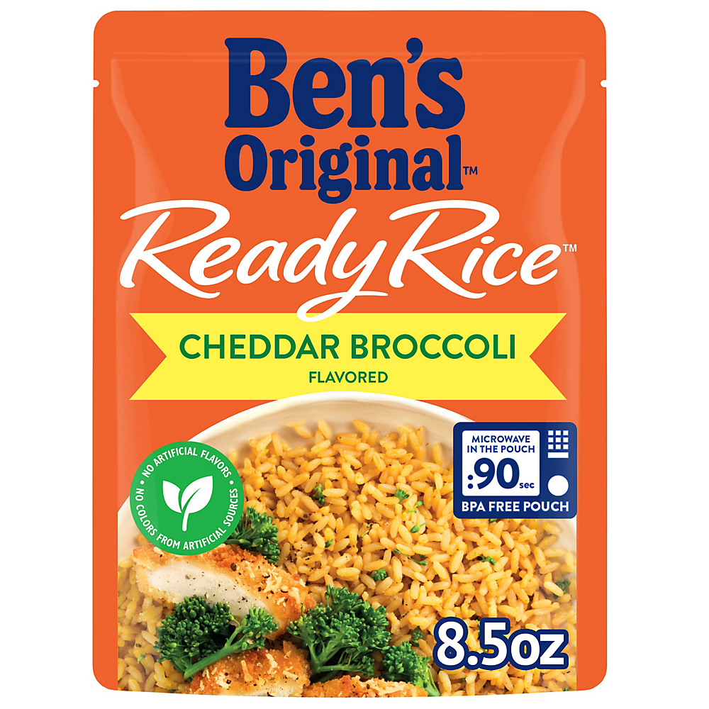 Calories in Uncle Ben's Ready Rice Cheddar Broccoli Rice, 8.50 oz