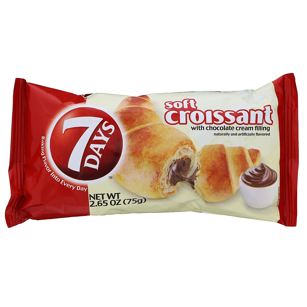 Calories in 7 Days Soft Croissant Chocolate, 2.65 oz