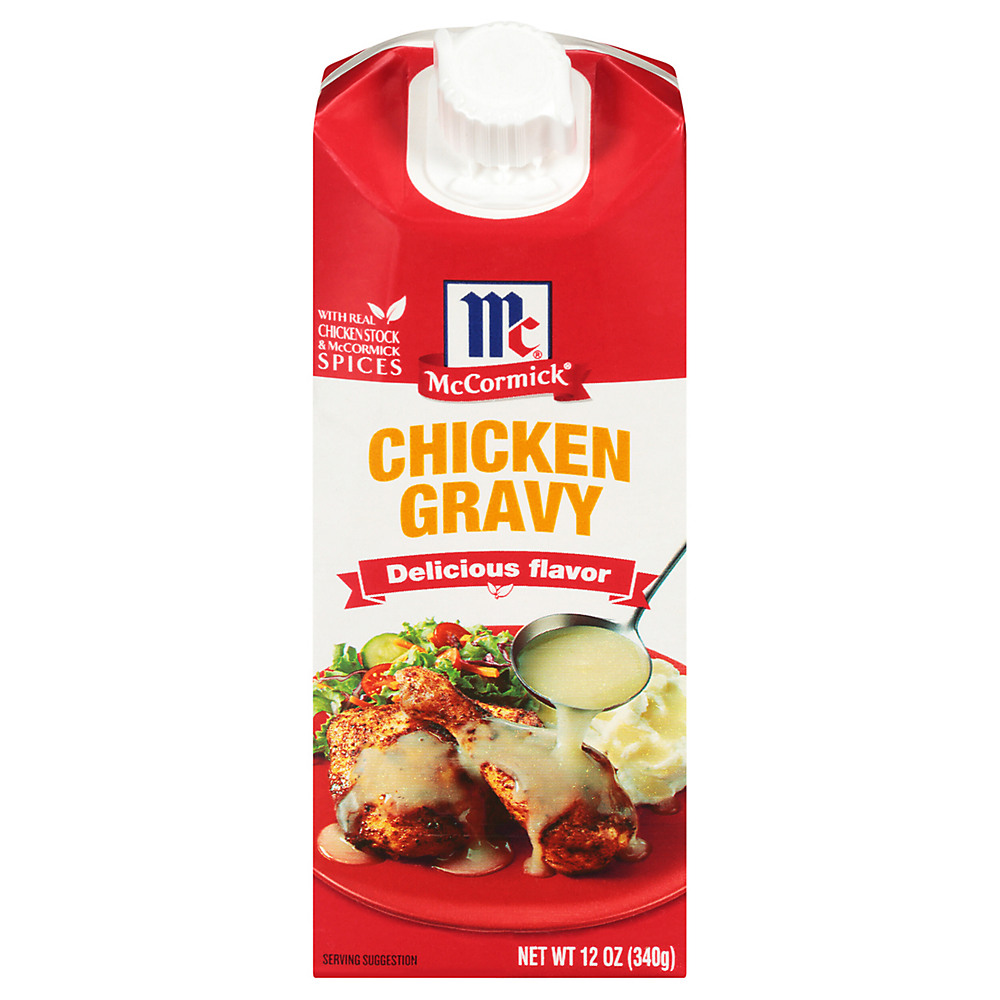 Calories in McCormick Simply Better Chicken Gravy, 12.00 oz