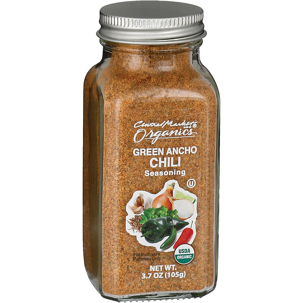 Calories in Central Market Green Ancho Chili Seasoning, 3.7 oz