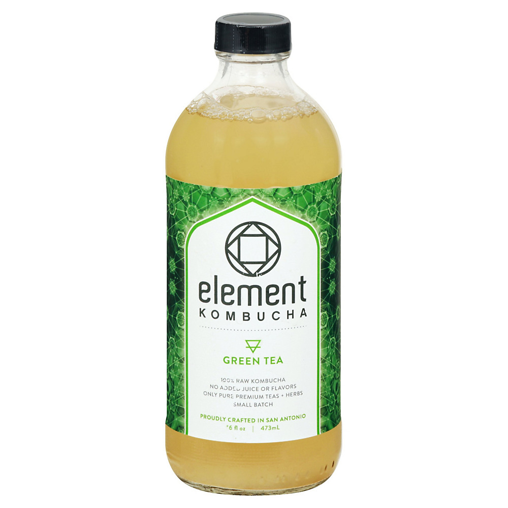 Calories in Element Green Tea Kombucha, 16 oz