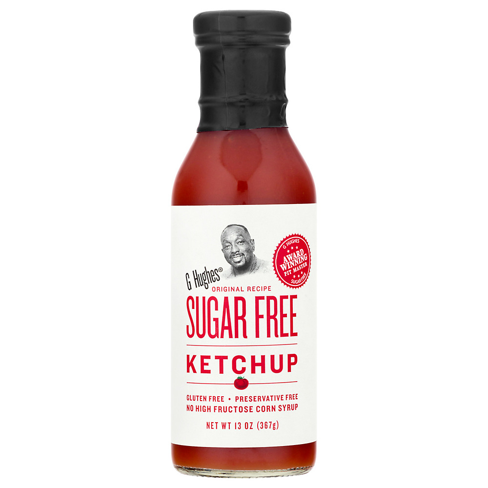 Calories in G Hughes Smokehouse Sugar Free Ketchup, 13 oz