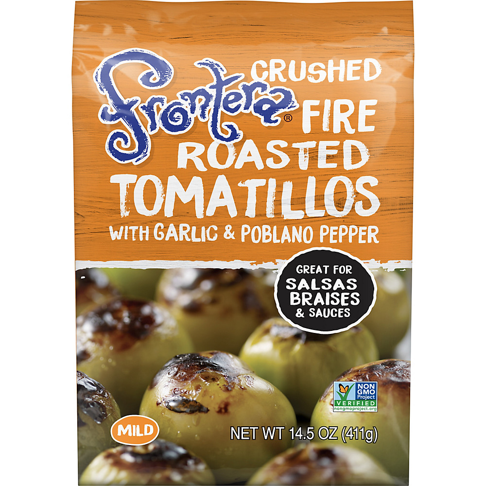 Calories in Frontera Fire Roasted Tomatillos Garlic And Poblano, 14.5 oz