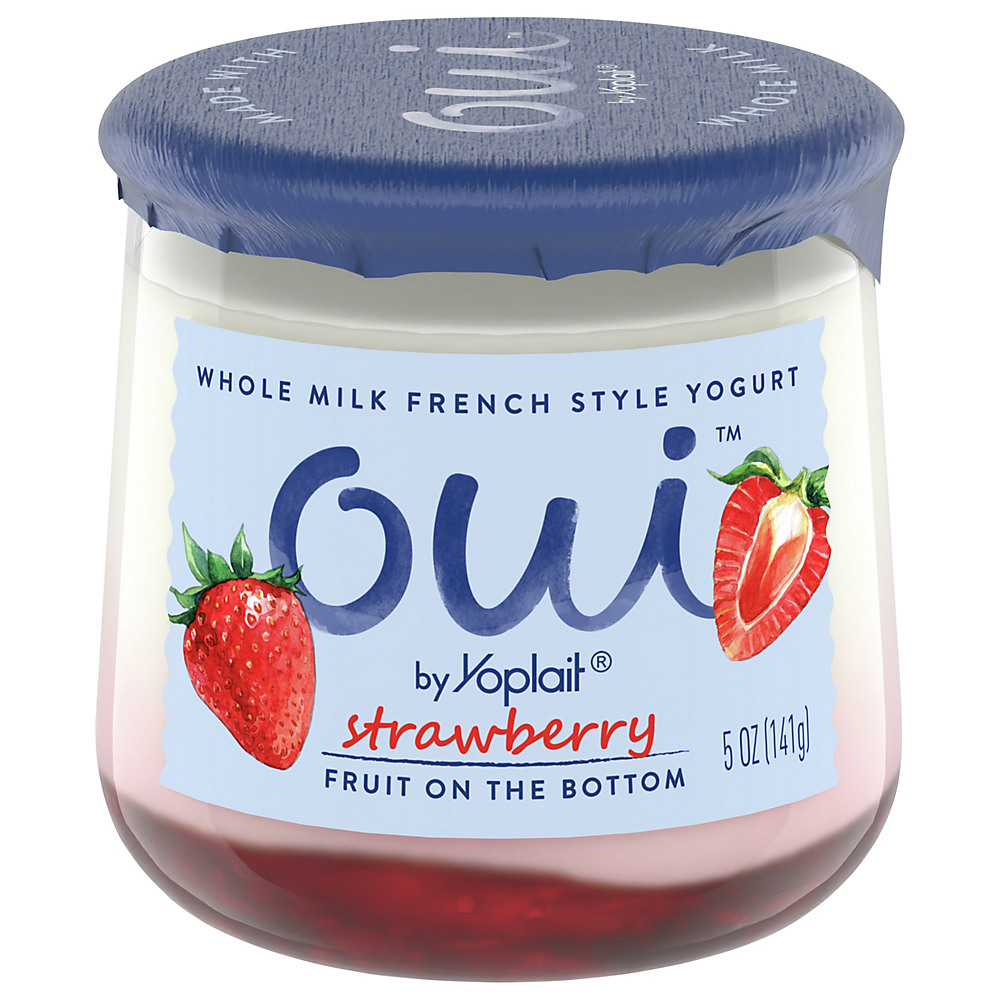 Calories in Yoplait Oui Strawberry French Style Yogurt, 5 oz