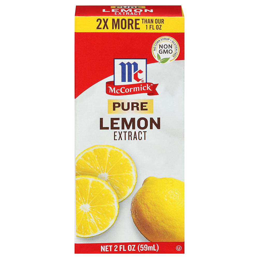 Calories in McCormick Pure Lemon Extract, 2 oz