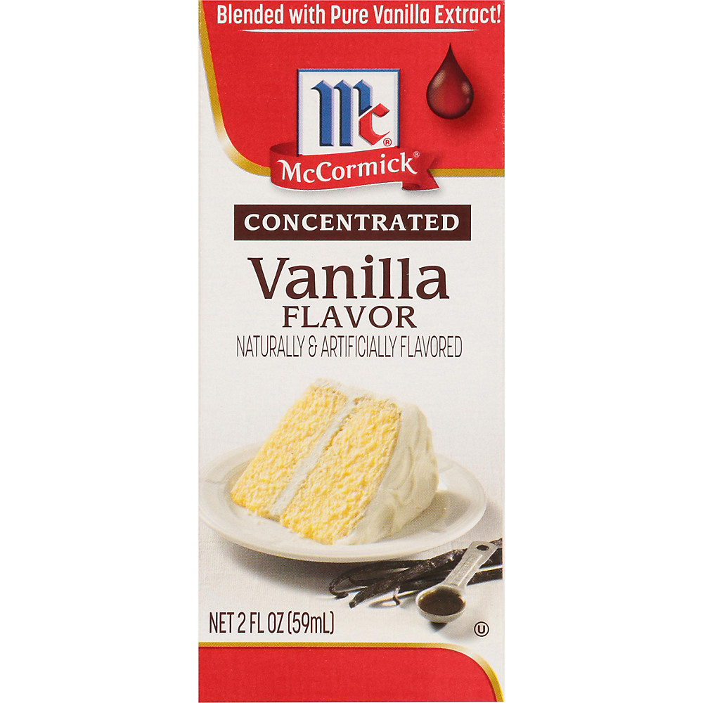 Calories in McCormick Concentrated Vanilla Flavor, 2 oz