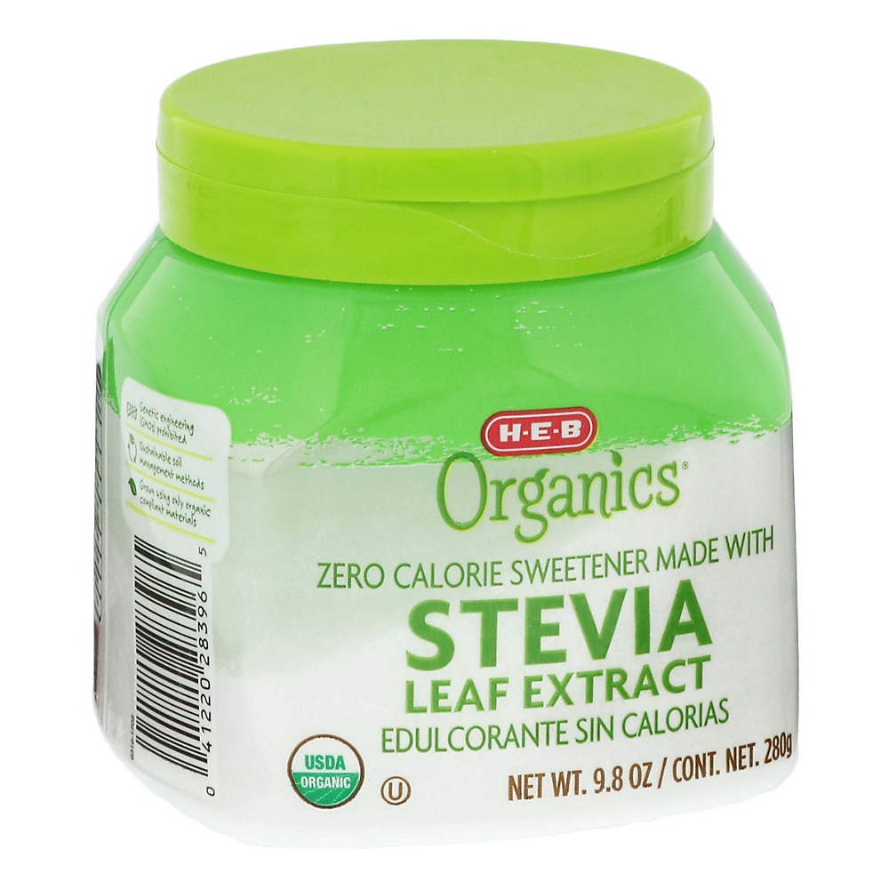 Calories in H-E-B Organics Stevia Leaf Extract, 9.8 oz