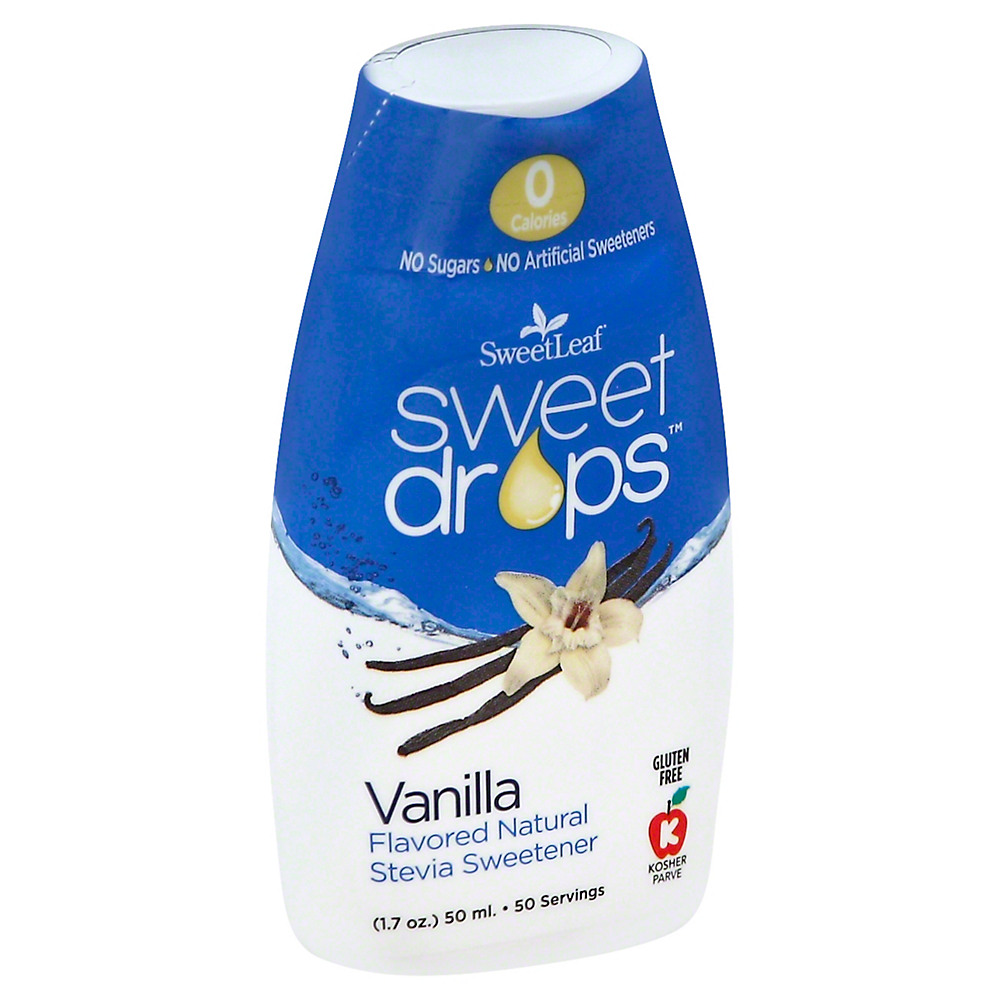 Calories in Sweet Leaf Sweet Drops Vanilla Stevia Sweetener, 1.7 oz